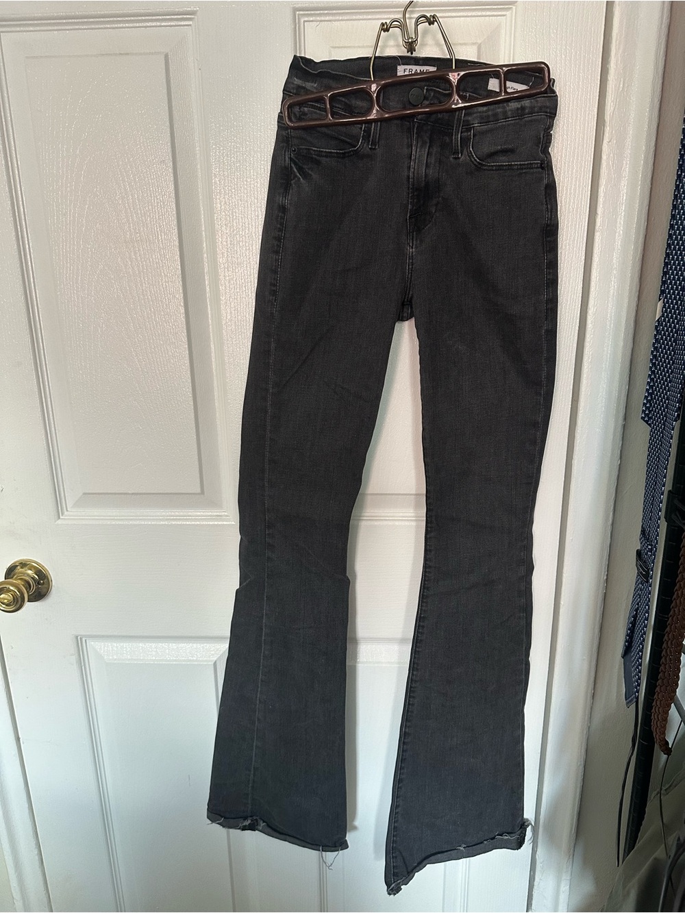 Frame Women's Black Flare Jeans